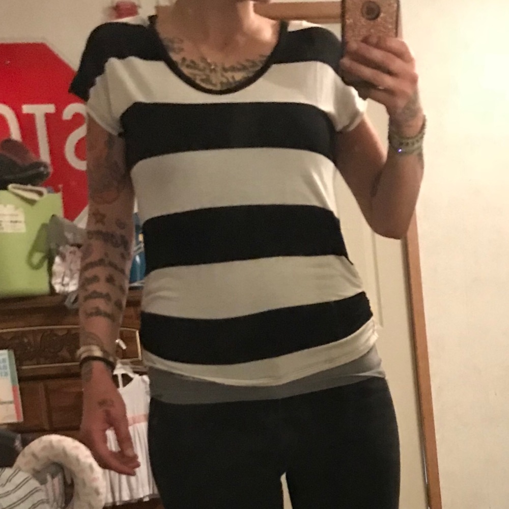 American dream striped top!!🌺🌺